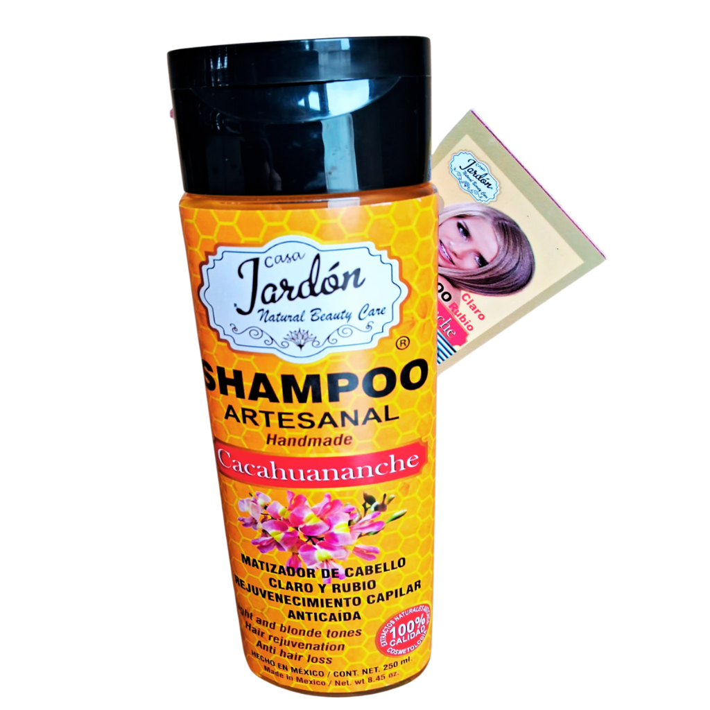 Shampoo de cacahuananche tono rubio 250 ml